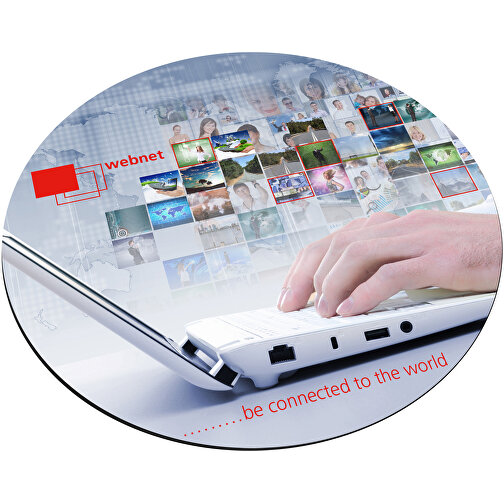 AXOPAD® Mousepad AXOTex Clean 400, 21 cm rund, 2,4 mm tyk, Billede 1