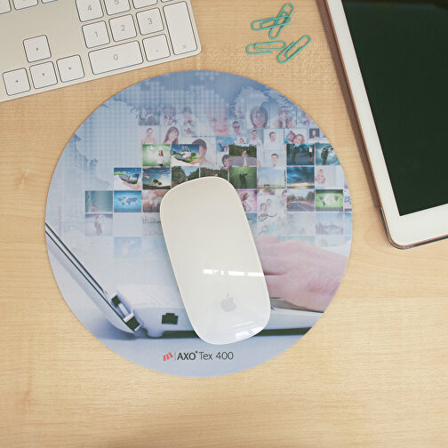 AXOPAD® Mousepad AXOTex 400, 21 cm rund, 2,4 mm tjockt, Bild 5