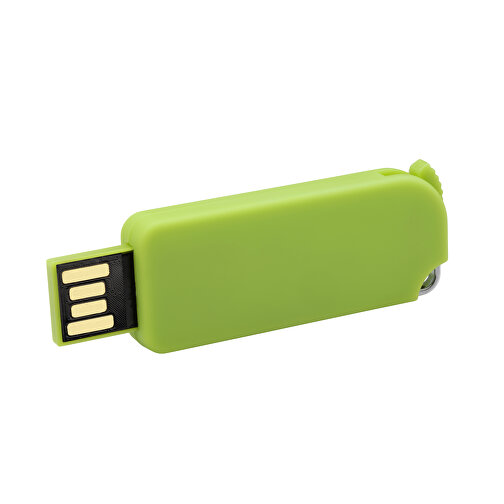 USB-Stick Pop-Up 16 GB , Promo Effects MB , grün MB , 16 GB , ABS MB , 3 - 10 MB/s MB , 4,90cm x 0,70cm x 1,80cm (Länge x Höhe x Breite), Bild 2