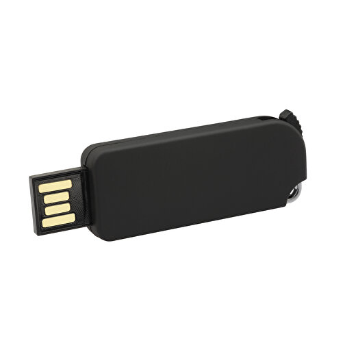 USB-Stick Pop-Up 16 GB , Promo Effects MB , schwarz MB , 16 GB , ABS MB , 3 - 10 MB/s MB , 4,90cm x 0,70cm x 1,80cm (Länge x Höhe x Breite), Bild 2