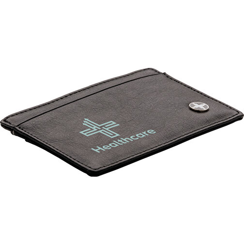 RFID Anti-Skimming Kartenhalter, Schwarz , schwarz, PU, 0,30cm x 7,00cm (Länge x Höhe), Bild 7