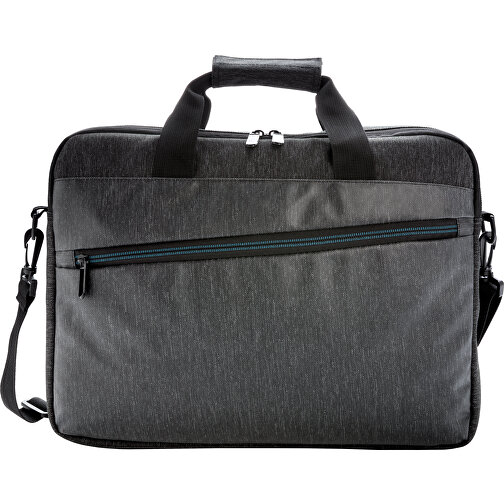 900D Laptop-Tasche, PVC-frei, Schwarz , schwarz, Polyester, 39,00cm x 28,00cm (Länge x Höhe), Bild 2