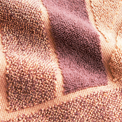 Twisted frottéhåndklæde med farvet jacquardvævning, Billede 5