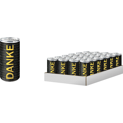 24x Danke Secco Dose, 0,2 L , Aluminium, 5,30cm x 11,30cm x 5,30cm (Länge x Höhe x Breite), Bild 1