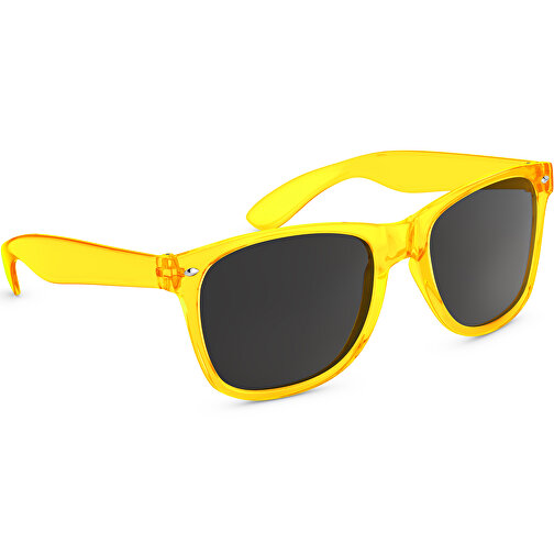 SunShine Transparent - UV 400 , Promo Effects, gelb transparent, Rahmen aus Polycarbonat und Glass aus AC, 14,50cm x 4,80cm x 15,00cm (Länge x Höhe x Breite), Bild 2
