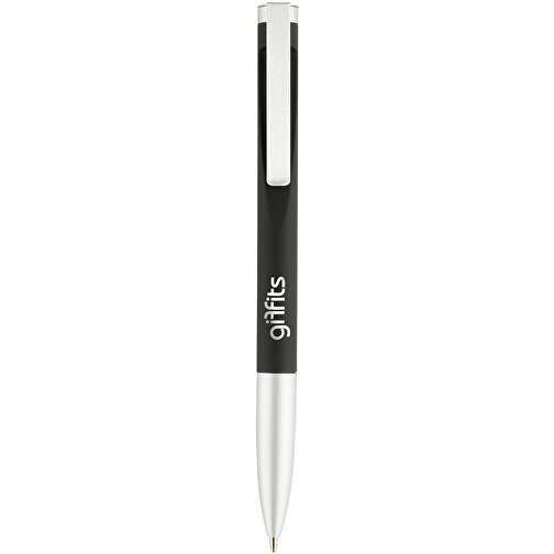 Kugelschreiber ONYX K-VIII Mit Geschenkverpackung , Promo Effects, schwarz, Metall gummiert, 14,00cm (Länge), Bild 1