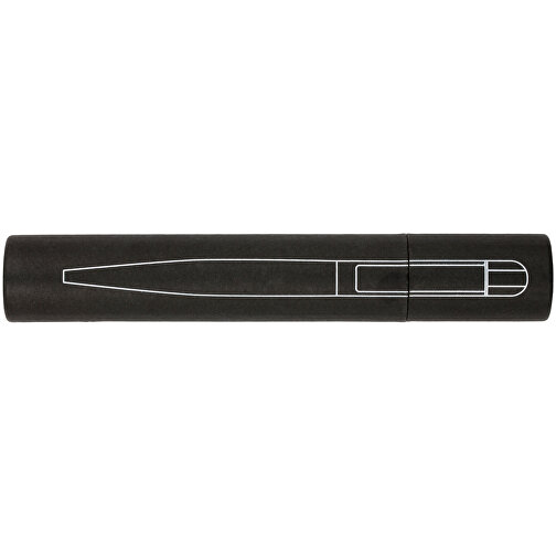 Kugelschreiber ONYX K-VI Mit Geschenkverpackung , Promo Effects, schwarz, Metall gummiert, 14,30cm (Länge), Bild 4