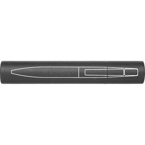 Kugelschreiber ONYX K-V Mit Geschenkverpackung , Promo Effects, schwarz, Metall gummiert, 13,50cm (Länge), Bild 4