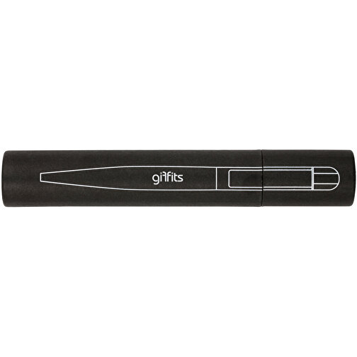 Kugelschreiber ONYX K-I Mit Geschenkverpackung , Promo Effects, schwarz, Metall gummiert, 13,80cm (Länge), Bild 7