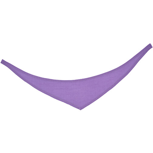 Dreiecktuch , lila, 100% Polyester, 37,00cm x 0,20cm x 9,00cm (Länge x Höhe x Breite), Bild 1