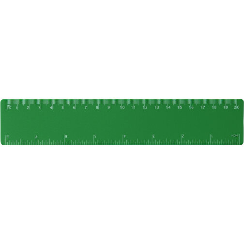 Rothko 20 Cm Kunststofflineal , grün, PP Kunststoff, 20,90cm x 0,10cm x 4,00cm (Länge x Höhe x Breite), Bild 1