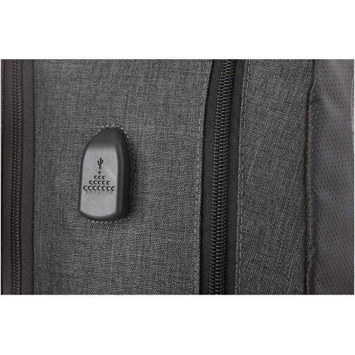 Mochila con puerto USB para portátil TSA de 17' 'Overland', Imagen 5