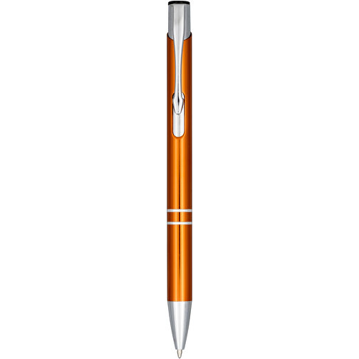 Moneta Druckkugelschreiber Aus Eloxiertem Aluminium , orange, Aluminium, ABS Kunststoff, 13,50cm (Höhe), Bild 1