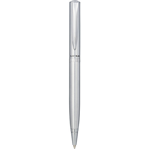 City Kugelschreiber , silber, Metall, 13,50cm (Länge), Bild 1