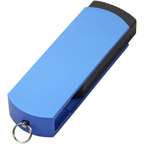 USB-Stick COVER 2GB , Promo Effects MB , blau MB , 2 GB , Kunststoff/Aluminium MB , 3 - 10 MB/s MB , 5,40cm x 0,85cm x 1,70cm (Länge x Höhe x Breite), Bild 2