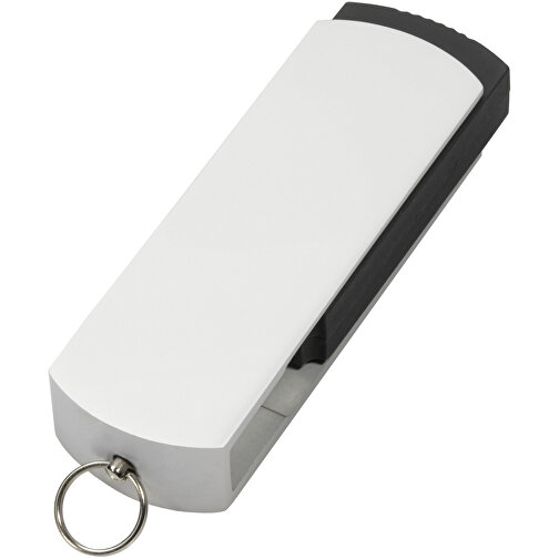 USB-Stick COVER 16GB , Promo Effects MB , silber / schwarz MB , 16 GB , Kunststoff/Aluminium MB , 3 - 10 MB/s MB , 5,40cm x 0,85cm x 1,70cm (Länge x Höhe x Breite), Bild 2