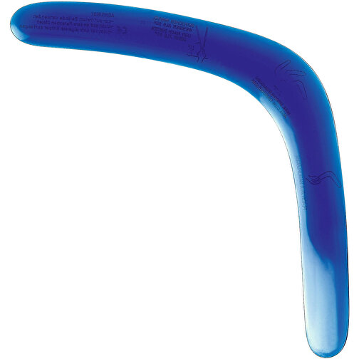 Bumerang 'Maxi' , trend-blau PS, Kunststoff, 41,00cm x 0,60cm x 4,30cm (Länge x Höhe x Breite), Bild 1