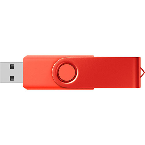 USB-Stick Swing Color 16GB , Promo Effects MB , rot MB , 16 GB , Kunststoff/ Aluminium MB , 3 - 10 MB/s MB , 5,70cm x 1,00cm x 1,90cm (Länge x Höhe x Breite), Bild 3