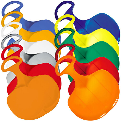 Schneeflitzy 'Standard' , trend-orange PP, Kunststoff, 44,00cm x 0,40cm x 33,30cm (Länge x Höhe x Breite), Bild 2