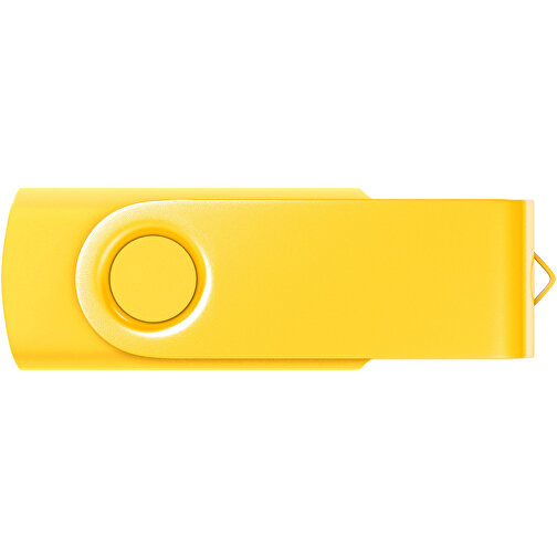USB Stick Swing Color 1GB , Promo Effects MB , gelb MB , 1 GB , Kunststoff/ Aluminium MB , 3 - 10 MB/s MB , 5,70cm x 1,00cm x 1,90cm (Länge x Höhe x Breite), Bild 2