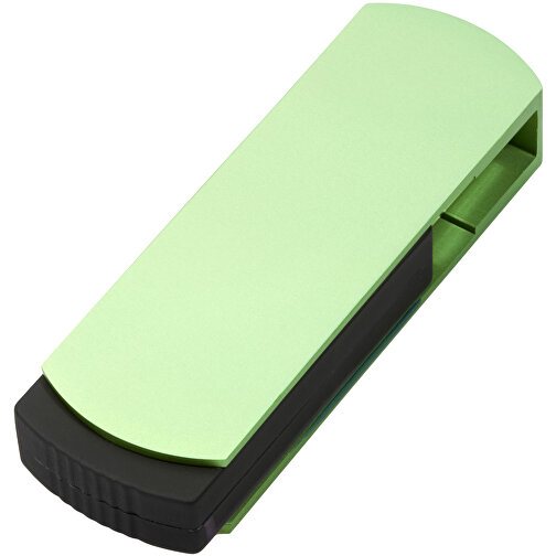 USB-Stick COVER 1GB , Promo Effects MB , grün MB , 1 GB , Kunststoff/Aluminium MB , 3 - 10 MB/s MB , 5,40cm x 0,85cm x 1,70cm (Länge x Höhe x Breite), Bild 1