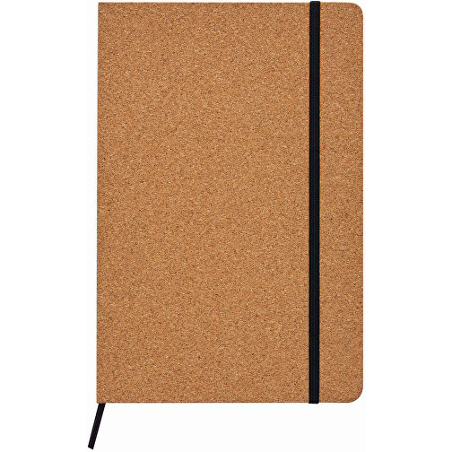 Notizbuch EXECUTIVE Im DIN-A5-Format , braun, Papier / Kork, 21,30cm x 1,60cm x 14,30cm (Länge x Höhe x Breite), Bild 3