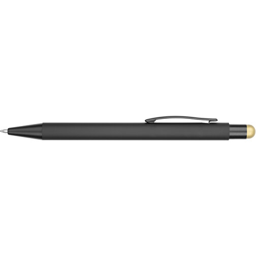 Kugelschreiber Colorado , Promo Effects, schwarz/gold, Aluminium, 13,50cm x 0,80cm (Länge x Breite), Bild 7