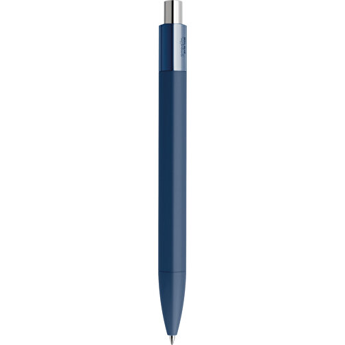 Prodir DS4 Soft Touch PRR Push Kugelschreiber , Prodir, sodalithblau / silber poliert, Kunststoff, 14,10cm x 1,40cm (Länge x Breite), Bild 3
