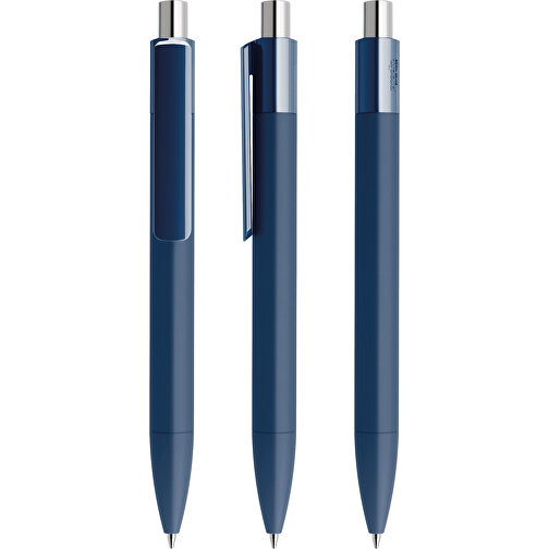 Prodir DS4 Soft Touch PRR Push Kugelschreiber , Prodir, sodalithblau / silber poliert, Kunststoff, 14,10cm x 1,40cm (Länge x Breite), Bild 6