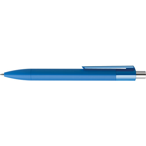 Prodir DS4 Soft Touch PRR Push Kugelschreiber , Prodir, true blue / silber poliert, Kunststoff, 14,10cm x 1,40cm (Länge x Breite), Bild 5