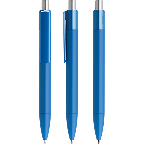 Prodir DS4 Soft Touch PRR Push Kugelschreiber , Prodir, true blue / silber poliert, Kunststoff, 14,10cm x 1,40cm (Länge x Breite), Bild 6
