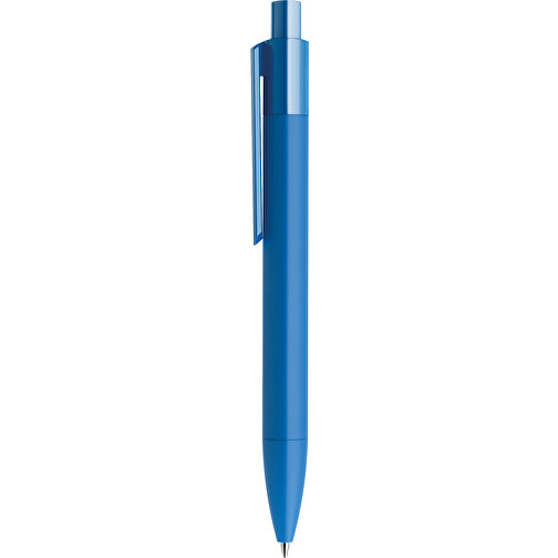 Prodir DS4 Soft Touch PRR Push Kugelschreiber , Prodir, true blue, Kunststoff, 14,10cm x 1,40cm (Länge x Breite), Bild 2