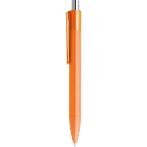 Prodir DS4 Soft Touch PRR Push Kugelschreiber , Prodir, orange / silber poliert, Kunststoff, 14,10cm x 1,40cm (Länge x Breite), Bild 2
