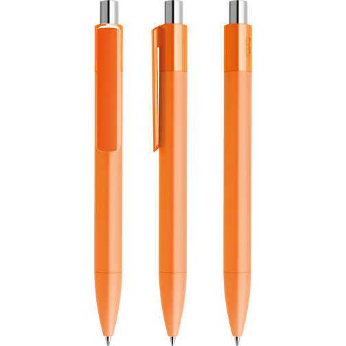 Prodir DS4 Soft Touch PRR Push Kugelschreiber , Prodir, orange / silber poliert, Kunststoff, 14,10cm x 1,40cm (Länge x Breite), Bild 6