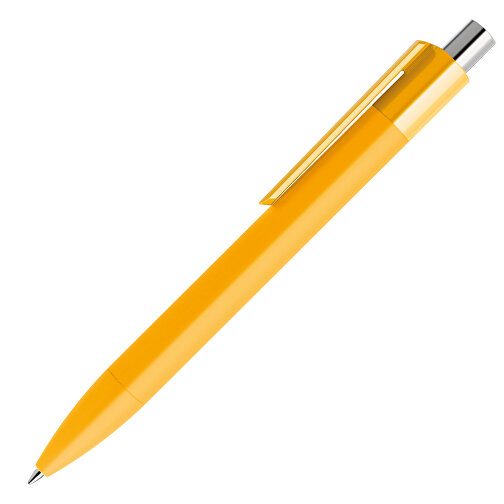 Prodir DS4 Soft Touch PRR Push Kugelschreiber , Prodir, gelb / silber poliert, Kunststoff, 14,10cm x 1,40cm (Länge x Breite), Bild 4