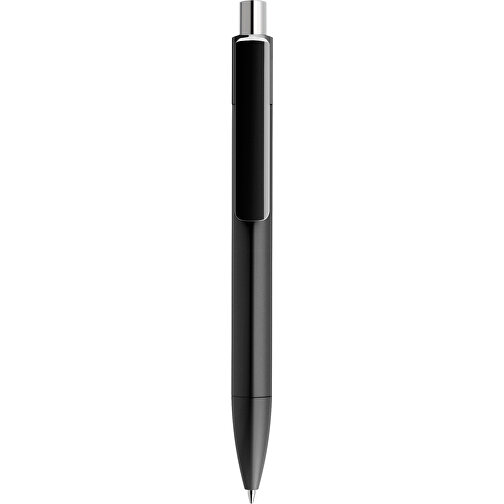 Prodir DS4 PMM Push Kugelschreiber , Prodir, schwarz / silber poliert, Kunststoff, 14,10cm x 1,40cm (Länge x Breite), Bild 1