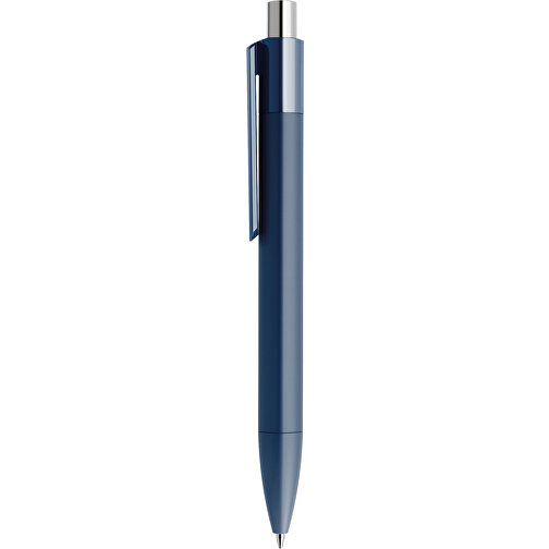 Prodir DS4 PMM Push Kugelschreiber , Prodir, sodalithblau / silber poliert, Kunststoff, 14,10cm x 1,40cm (Länge x Breite), Bild 2