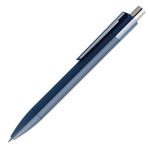 Prodir DS4 PMM Push Kugelschreiber , Prodir, sodalithblau / silber poliert, Kunststoff, 14,10cm x 1,40cm (Länge x Breite), Bild 4
