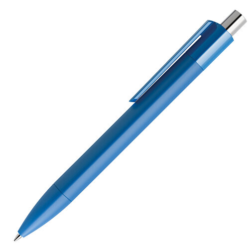 Prodir DS4 PMM Push Kugelschreiber , Prodir, true blue / silber poliert, Kunststoff, 14,10cm x 1,40cm (Länge x Breite), Bild 4
