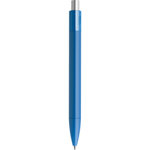 Prodir DS4 PMM Push Kugelschreiber , Prodir, true blue / silber satiniert, Kunststoff, 14,10cm x 1,40cm (Länge x Breite), Bild 3