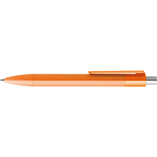 Prodir DS4 PMM Push Kugelschreiber , Prodir, orange / silber satiniert, Kunststoff, 14,10cm x 1,40cm (Länge x Breite), Bild 5