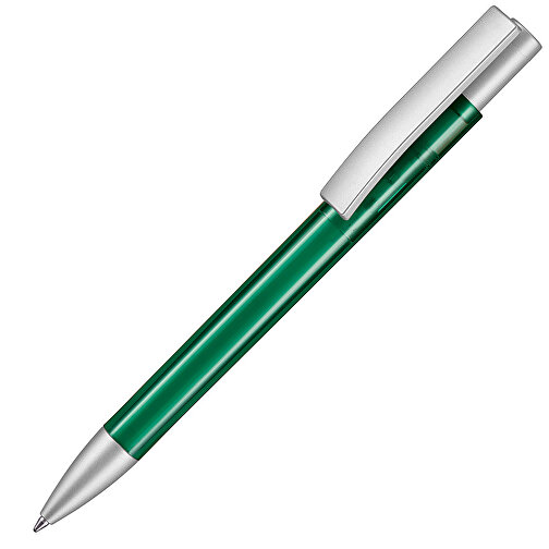 Kugelschreiber STRATOS TRANSPARENT SI , Ritter-Pen, limonen-grün, ABS-Kunststoff, 1,70cm (Länge), Bild 2