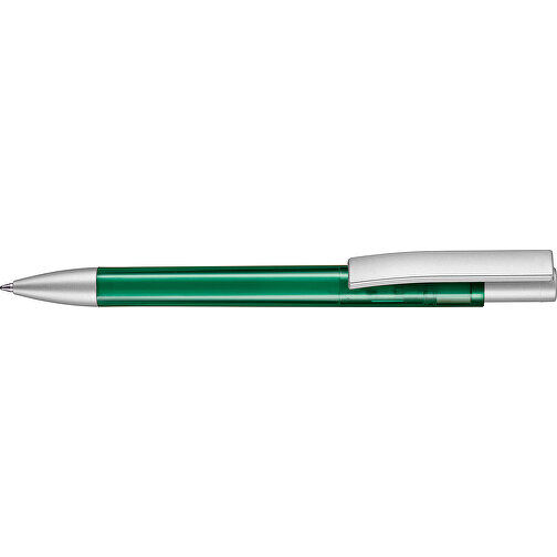 Kugelschreiber STRATOS TRANSPARENT SI , Ritter-Pen, limonen-grün, ABS-Kunststoff, 1,70cm (Länge), Bild 3