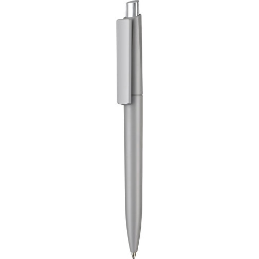 Kugelschreiber CREST M , Ritter-Pen, stein-grau, ABS-Kunststoff, 0,95cm (Länge), Bild 1