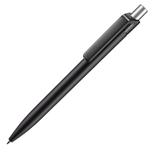 Kugelschreiber INSIDER SOFT STM , Ritter-Pen, schwarz/smoke grey, ABS-Kunststoff, 0,90cm (Länge), Bild 2