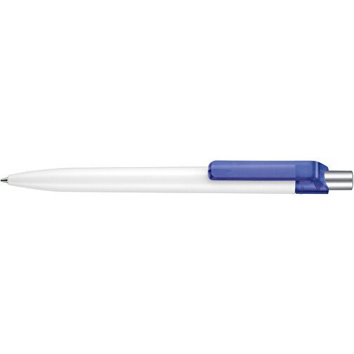 Kugelschreiber INSIDER STM , Ritter-Pen, royal-blau /weiss, ABS-Kunststoff, 0,90cm (Länge), Bild 3