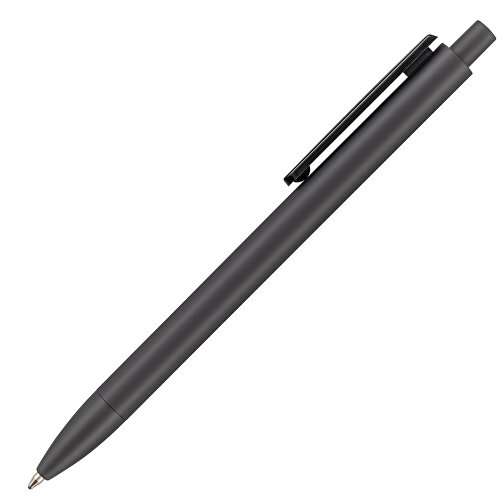 Kugelschreiber IONOS SOFT , Ritter-Pen, schwarz, ABS-Kunststoff, 14,30cm (Länge), Bild 2