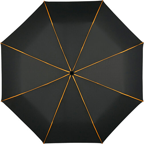 AOC-Oversize-Taschenschirm FARE® Seam , Fare, schwarz-orange, 100% Polyester-Pongee, , Bild 5