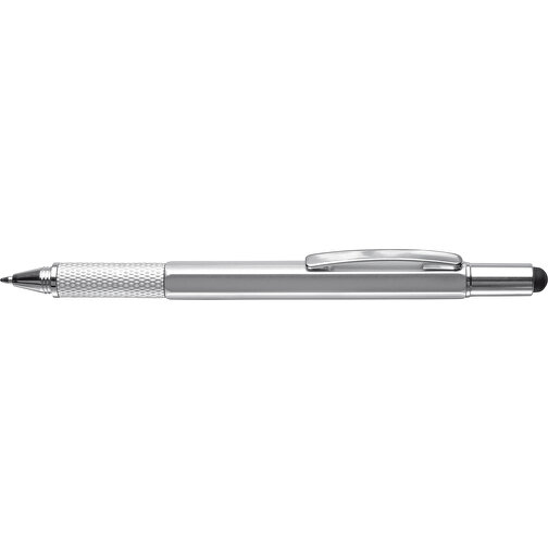 Kugelschreiber Mit Werkzeug Build-it , silber, ABS & Metall, 14,80cm (Länge), Bild 3