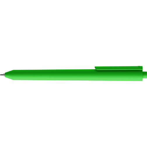 Pigra P03 Push Kugelschreiber , grün, ABS-Kunststoff, 14,00cm x 1,30cm (Länge x Breite), Bild 5